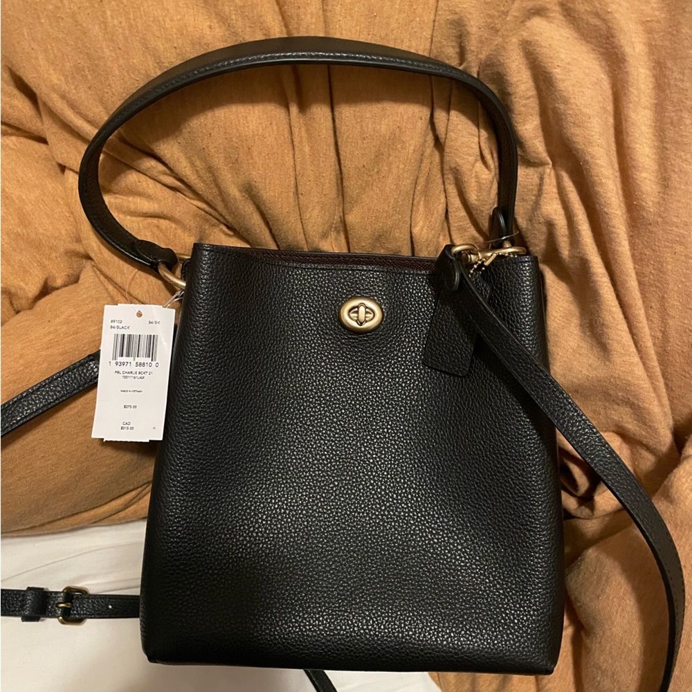 Charlie Leather Coach Bag